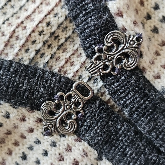 Maria Lammi Merino Wool Handmade Finnish Knit Sweater Vest, XL - Picture 9 of 14